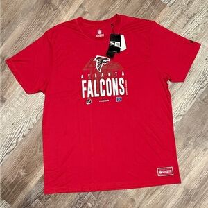 NWT New Era NFL Atlanta Falcons Red Short Sleeve Tee, XXL